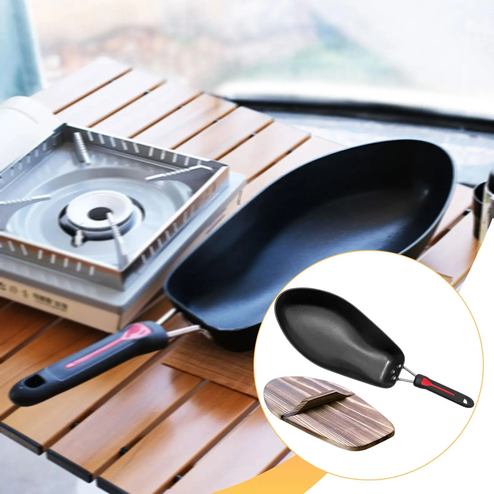 Nonstick Fish Frying Pan, Practical, Premium Professional, Convenient, Nonstick Fry Pan, Fish Shaped Skillet, Efficient