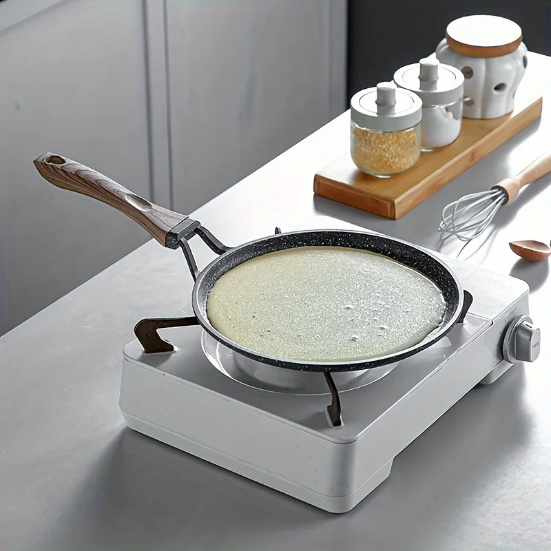 Household non-stick skillet, cake pastry special frying pan, egg breakfast pan flapjack pancake pan, suitable for all stoves view 3