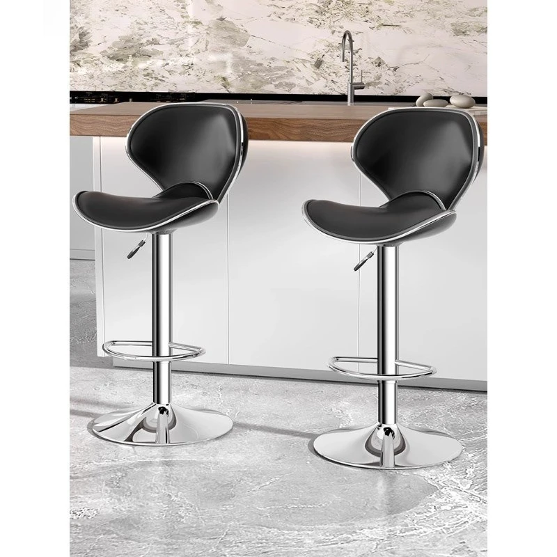 

Household light luxury high-end island chair bar liftable butterfly chair