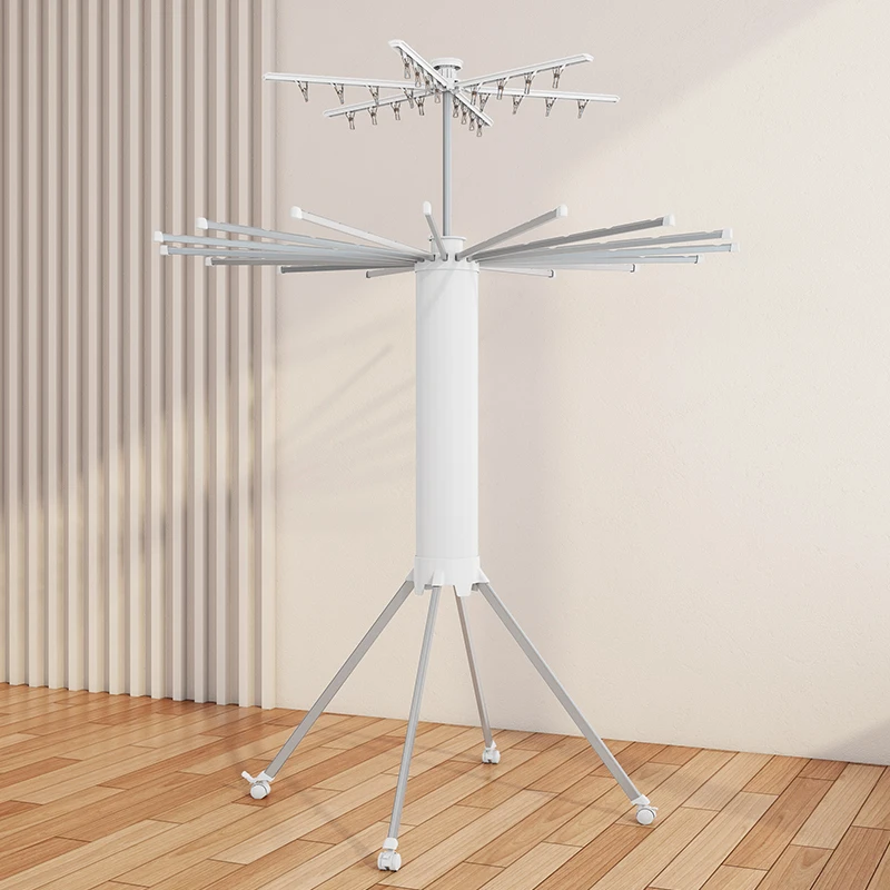 Wholesale Price Standing Clothes Hanger Home Garment Hat Hanging Rack Stand Floor Aluminum Octopus Drying Coat Racks