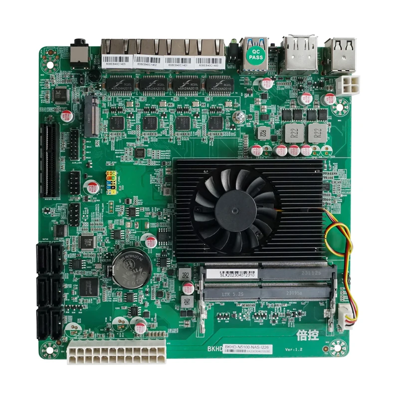 인텔 셀러론 N5105 6개 SATA3.0 2.5G NIC DDR4 미니 ITX 마이크로 17x17cm 소프트 라우팅 2개 DDR4 방화벽 기가바이트 NAS 메인보드