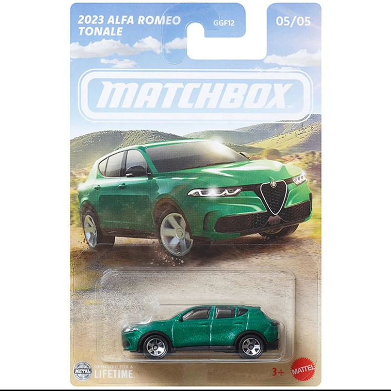 新品 マテル マッチボックス 2025、生涯にわたるボルボ/ランボルギーニ/ミニなどに対応した1:64スケールのダイキャストカー、GGF12 9C9Kケース