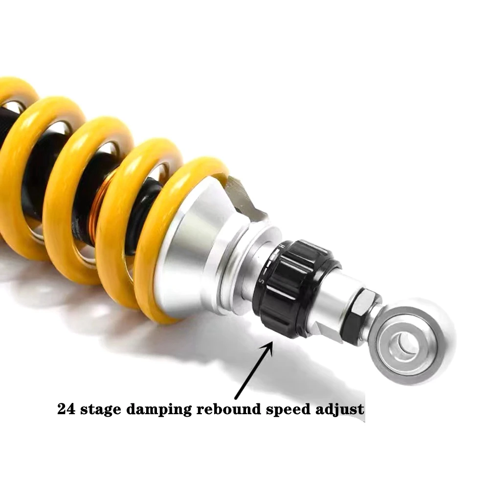 Universal 260/280/300/320MM Motorcycle Middle Rear Shock Absorber  Preload Damping Adjust For Honda Suzuki GSX250/250R Z125Pro