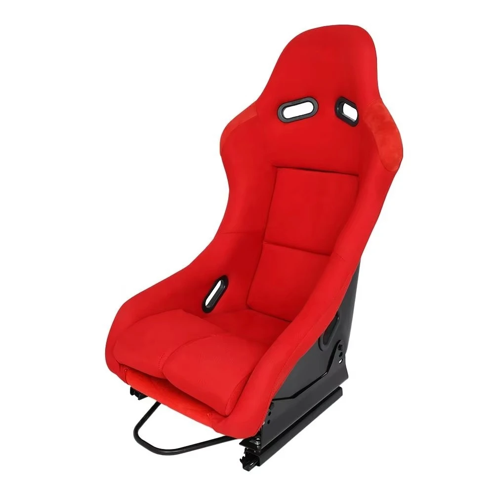 Bucket seats, carbon fiber glass simulators, GM fleece racing seats