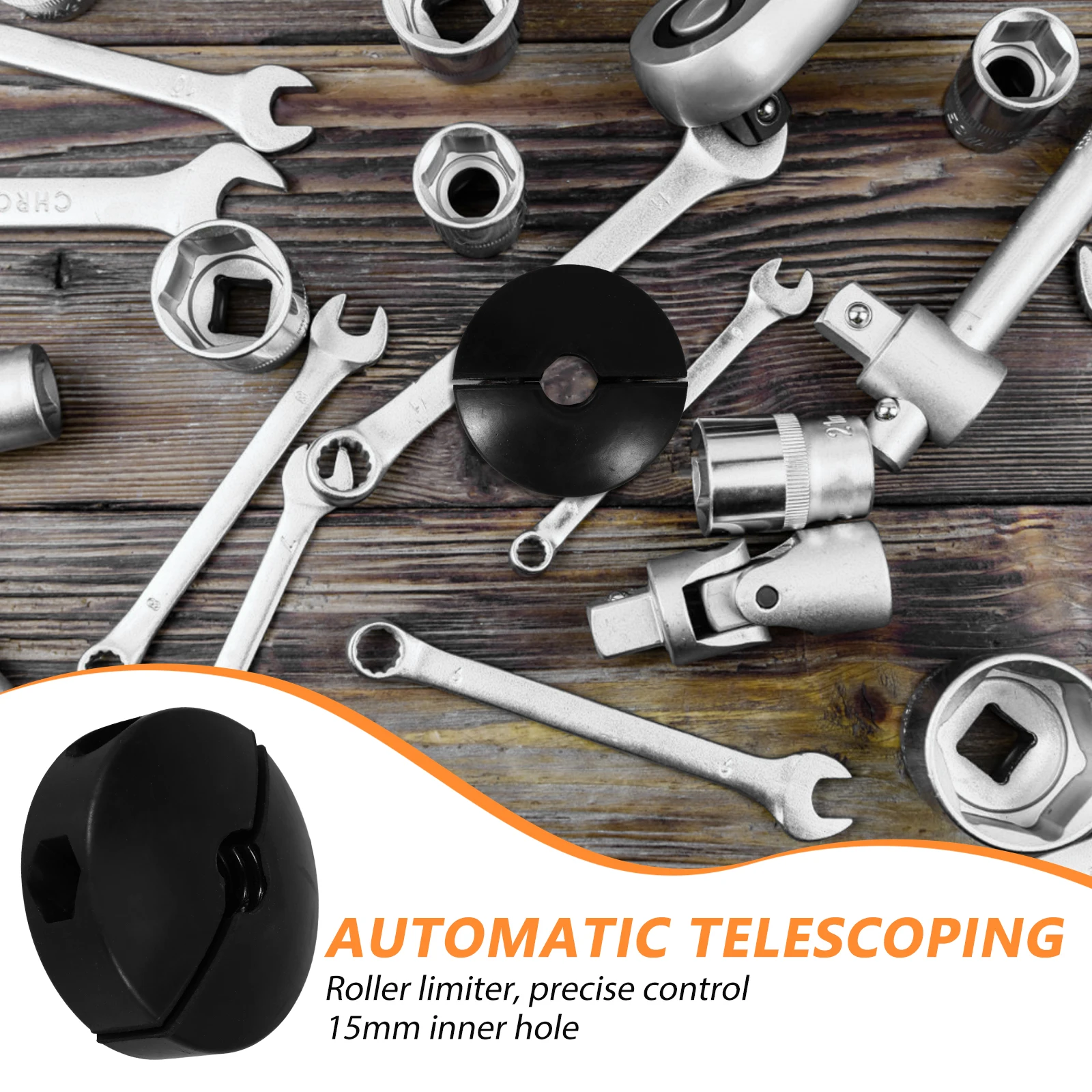

15mm Inner Hole Rubber Hose Reel Stopper Replacement Parts for Automatic Retractable Pipe Precision Control Accessories