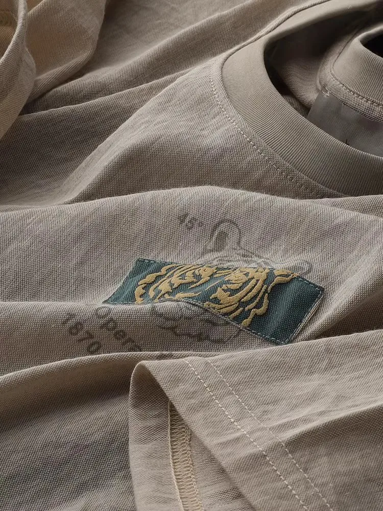 

Мужская летняя футболка из ледяного шелка с круглым вырезом, быстросохнущая, дышащая, повседневная, модная, в деловом стиле