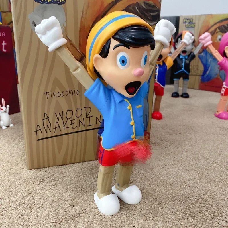 28cm Disney character pajamas Pinocchio action figure model resin statue home decor Desk ornaments Fashion crafts kids gift toy