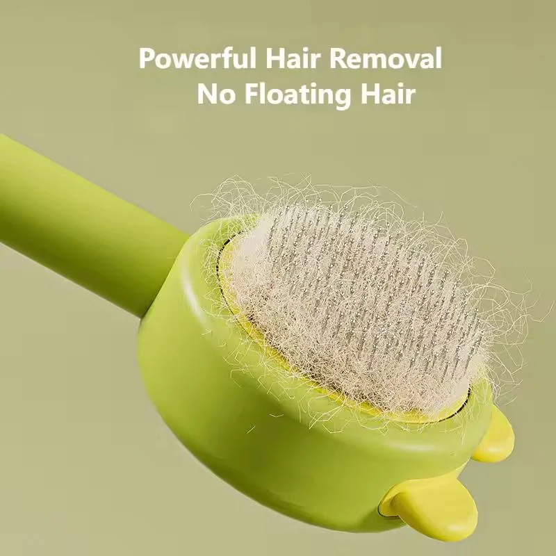 Anti-Slip Cat Grooming Brush Pet Hair Removal Comb Needle Comb For Cats Floating Hair Removal Essential Cat Care Supplies