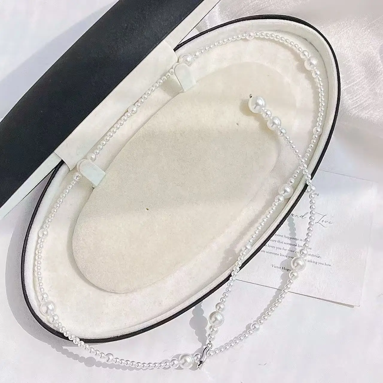 Summer Pearl Design, Various Wearing Methods, Necklaces, Collarbones, Evening Wear Chains, Sweater Chains