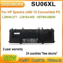 New SU06XL For HP Spectre X360 15 Convertible PC L29048-271 L29184-005 HSTNN-DB8W Rechargeable Li-ion Laptop Battery 84.08WH