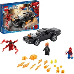 LEGO Marvel Spider-Man: Ghost Rider vs. Carnage 76173 Collectible Building Toy for Kids, New 2021 (212 Pieces)