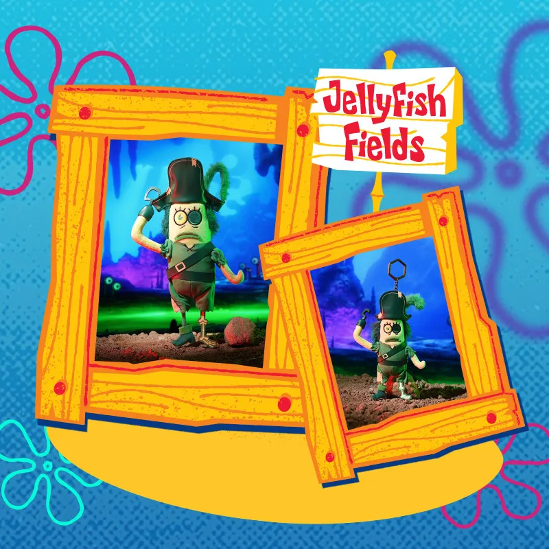 

2026 New Yellow Sponge Jellyfish Fields Series Patrick Star Plush Toy Soft Cute Ornament Doll Anime Peripheral Gift Toys