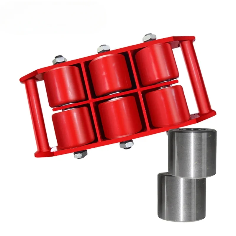 Heavy machinery mobile transport roller skates