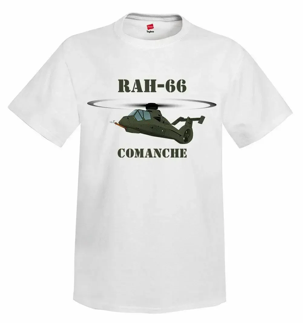 Sikorsky RAH-66 Comanche Helicopter T Shirt. Short Sleeve 100% Cotton Casual T-shirts Loose Top Size S-3XL