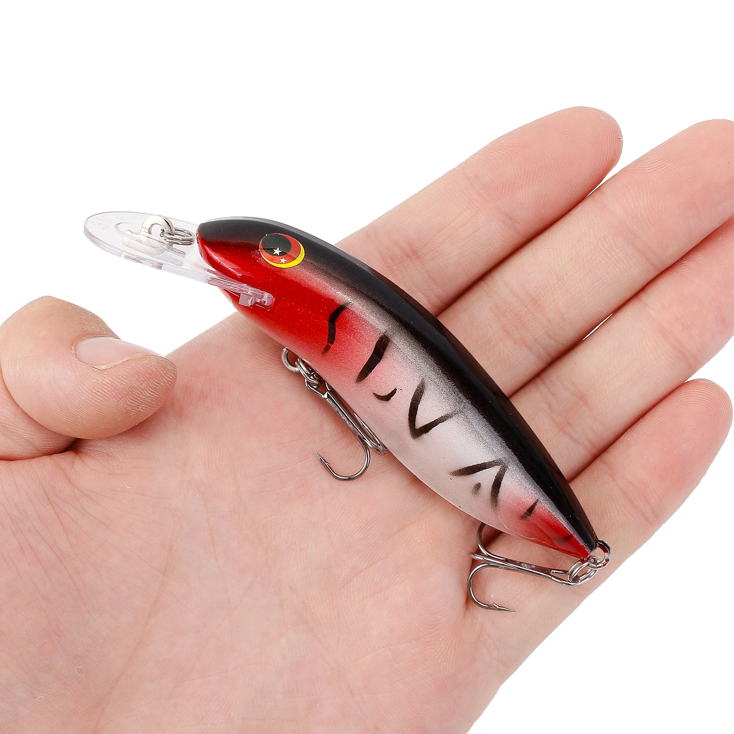 1Pcs Floating Minnow Fishing Lures Wobblers 10.5cm 13.4g Artificial Plastic Hard Bait Bass Pike Pesca Crankbait Fishing Tackle