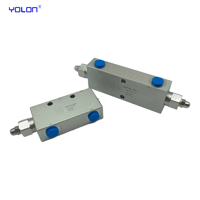 Válvula de equilíbrio bidirecional hidráulica Cilindro hidráulico Bloqueio Guindaste Válvula de equilíbrio Cilindro VBCD-DE/DEA/FL-G1/4 G3/8