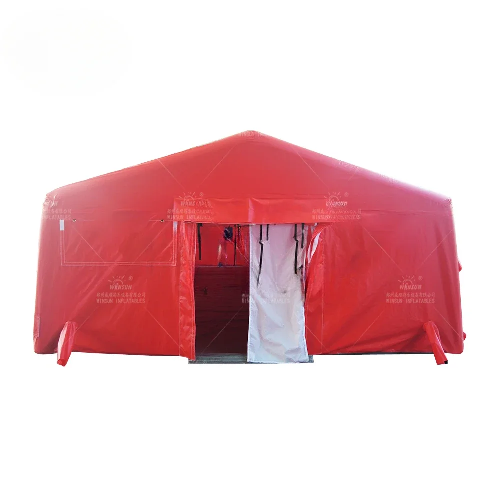 

PVC Easy To Build Emergence Rescue Fire Isolation Rescue Air Tent Fire Big Inflatable Tent for Sale