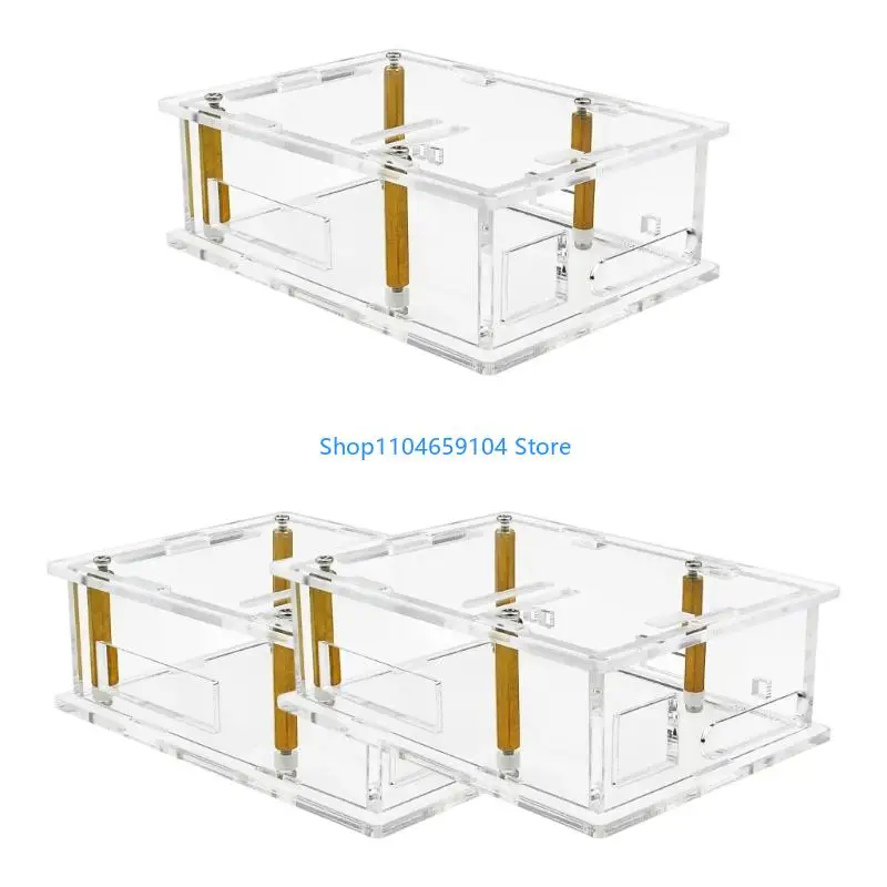 

Clear Acrylic Housing for ESP32 Development Board Transparent Protective Shell Heat Dissipation Assembly Accessories