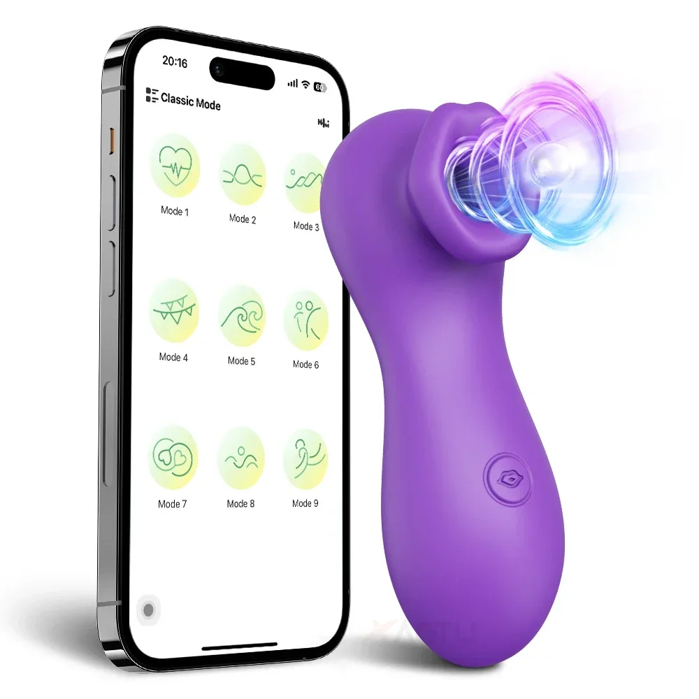 App-gesteuerter Klitoris-sauger Und Rabbit-vibrator Für Damen_voghion.com