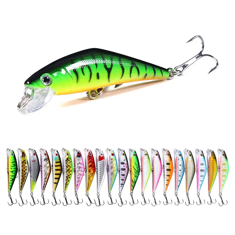 1pc Pesca Stream Fishing Lure Long Shot  6.8cm 5.2g Sinking Minnow Artificial Hard Bait For Bass Carp Pike Salmon Trout Lure