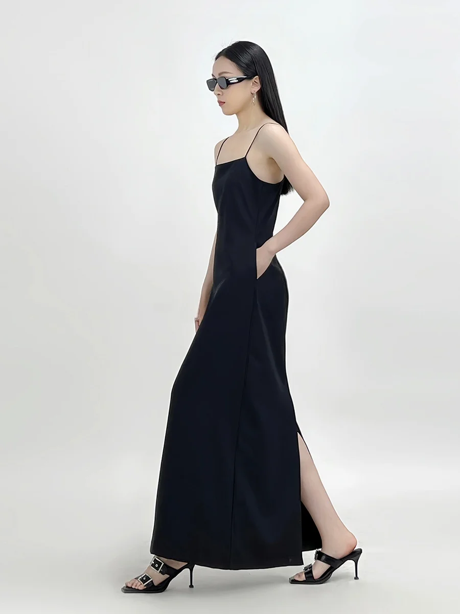 

Элегантное летнее платье-рубашка с высокой талией и прямым кроем из полиэстера, с декоративными элементами, модель SUN90