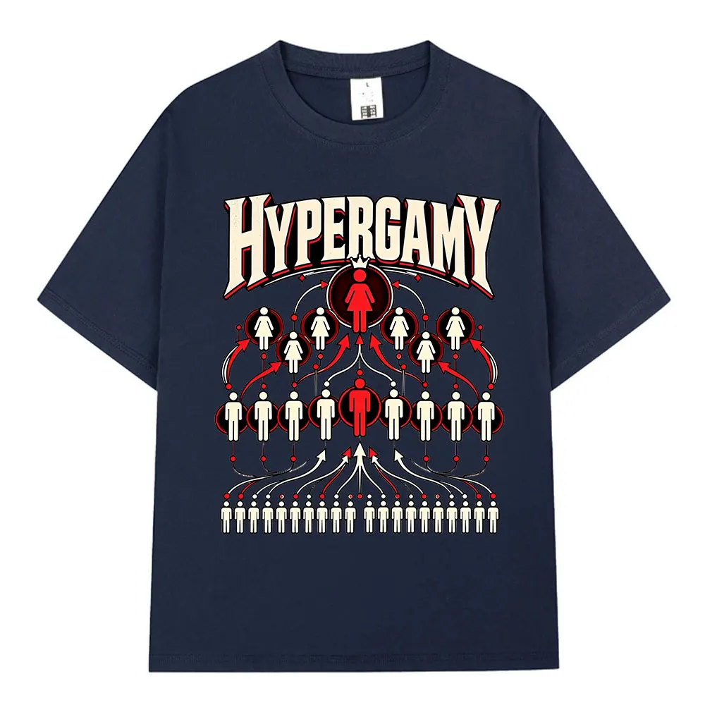 Hypergamy Dating Strategy Funny Meme Relationship Diagram T-shirts Men Women Fashion Oversized Short Sleeve T-shirt Streetwear