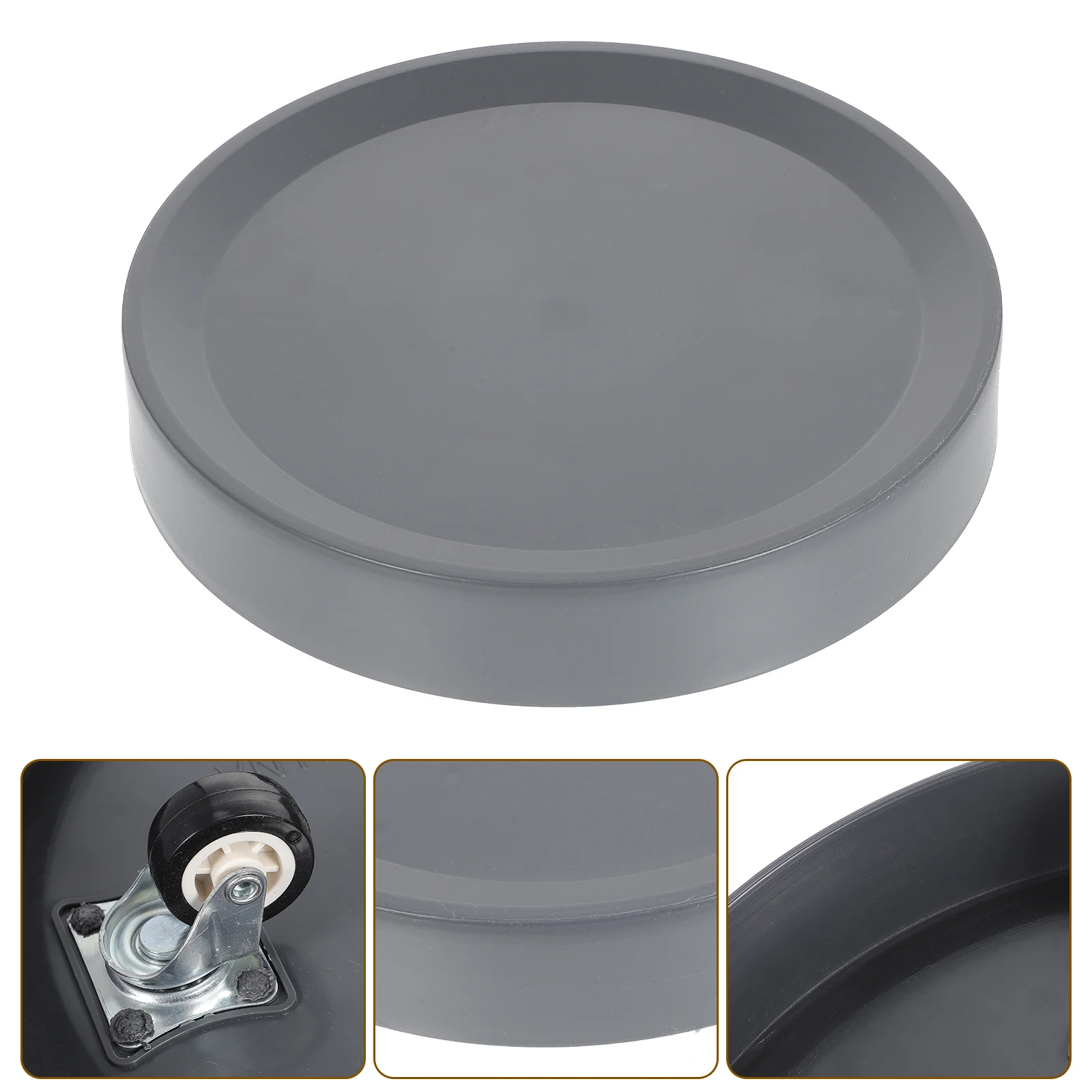 

Plant Rolling Stand Pot Trolley Wheeled Planter Saucer Tray Trolley Tray