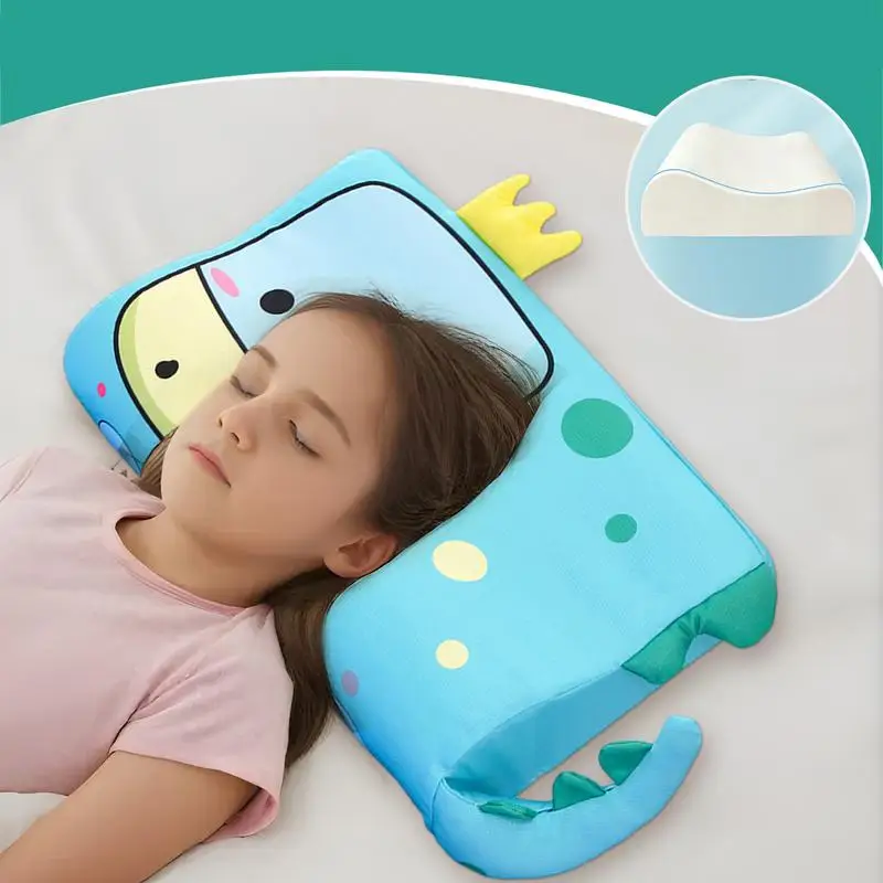 Kids Sleeping Pillow Small Pillow For Daycare Preschool Nap Time Ergonomic Bed Pillow Skin-Friendly Travel Cushion For Kids