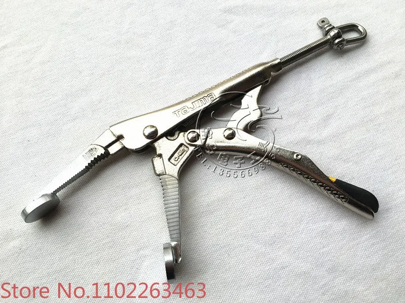 Round flat head pliers, clamp, flat nose, round head push pull gauge, clamp, cloth measuring zipper clamp