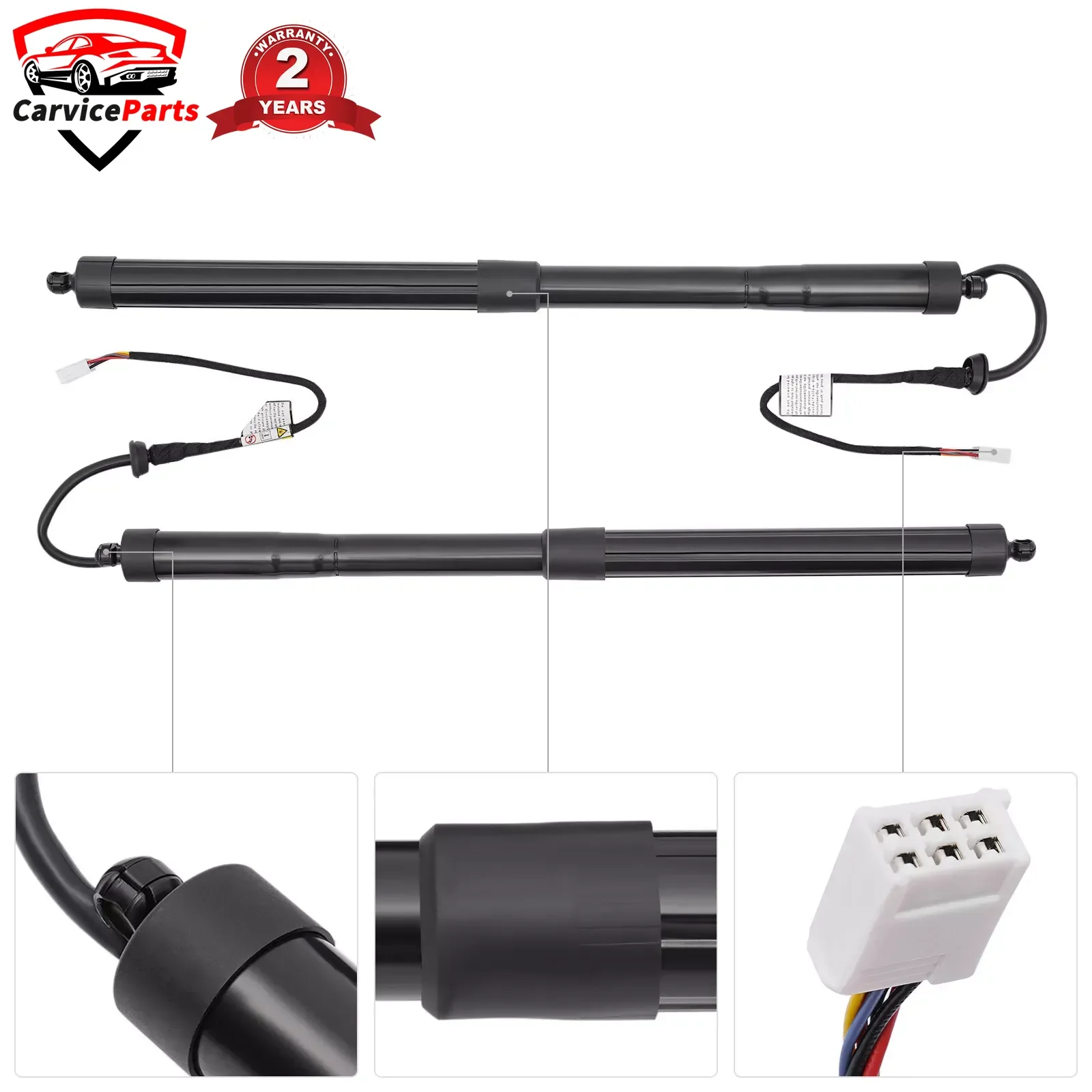 68910-42060 68920-42020 Power Hatch Lift Support For 2018 2019 2020 2021 2022 TOYOTA RAV-4 Pair Electric Tailgate Gas Struts