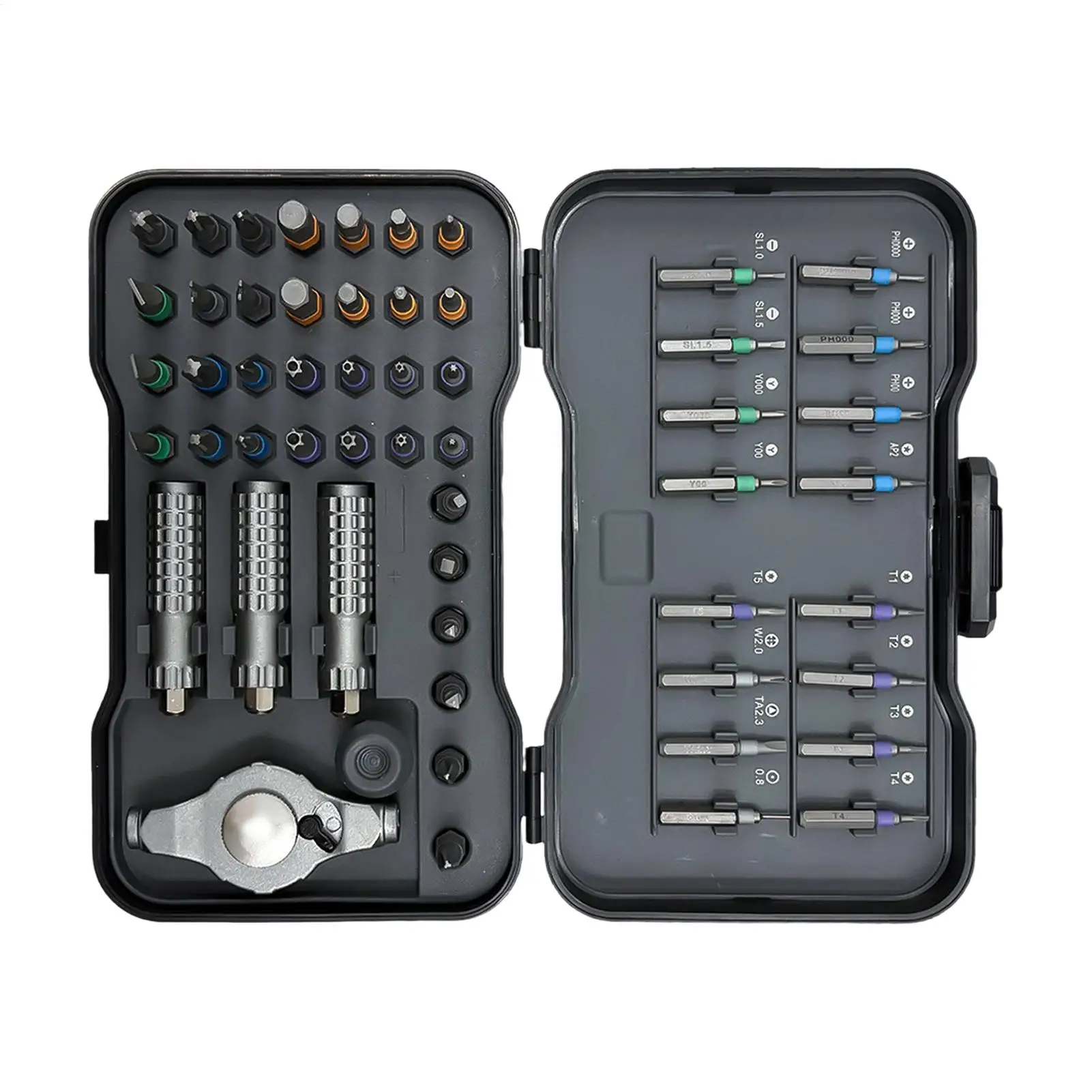 Ratchet Screwdriver Precision Magnetic Portable Tool With Case Ratcheting Allen Wrench Set For Watches Sunglasses Eyeglasses