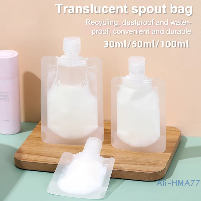 Travel Classified Storage Bag Cosmetic Lotion Sample Portable Travel Storage Bag Disposable Classified Bathing Squeeze Bag