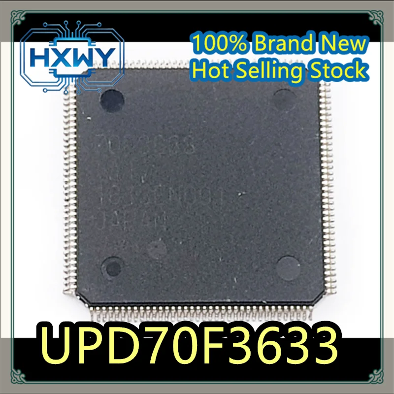 (1/3 pcs) UPD70F3633   D70F3533   LQFP144 package   Brand new electronics   Best-selling model   Genuine integrated circuit