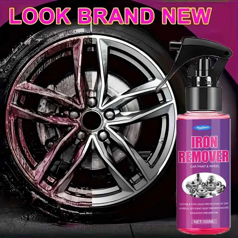 KineShineX All-Purpose Rust Remover Spray Fast-Acting Iron Oxidation Eliminator, Restores Shine, Safe on Various Surfaces
