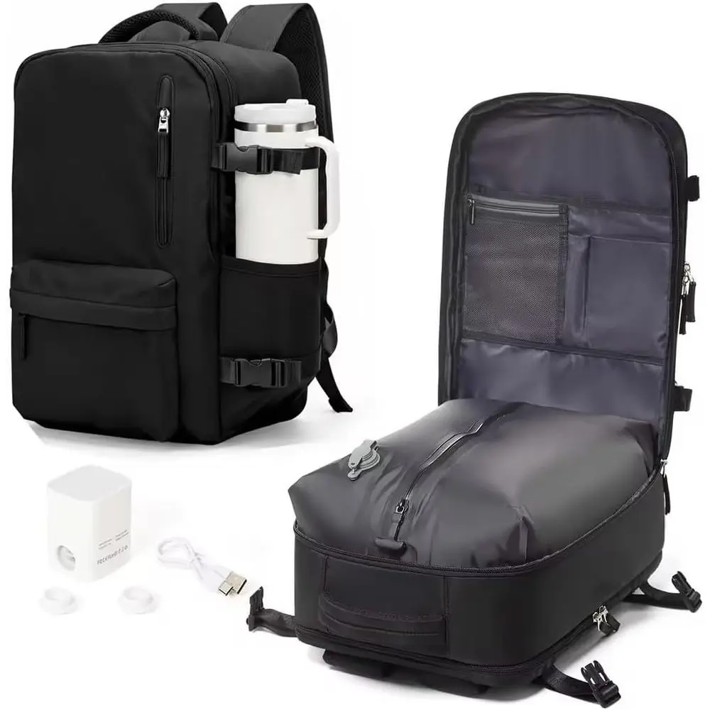 

Compact Carry-On Approved Lightweight Laptop Backpack for Travel, Work, and Everyday Use