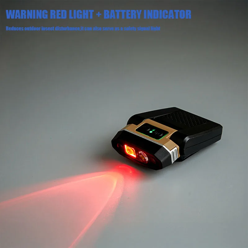 VOLODYMYR Intelligent Induction Super Bright Night Fishing Hat Brim Light for Car Repair Checking Auto Inspection Camping