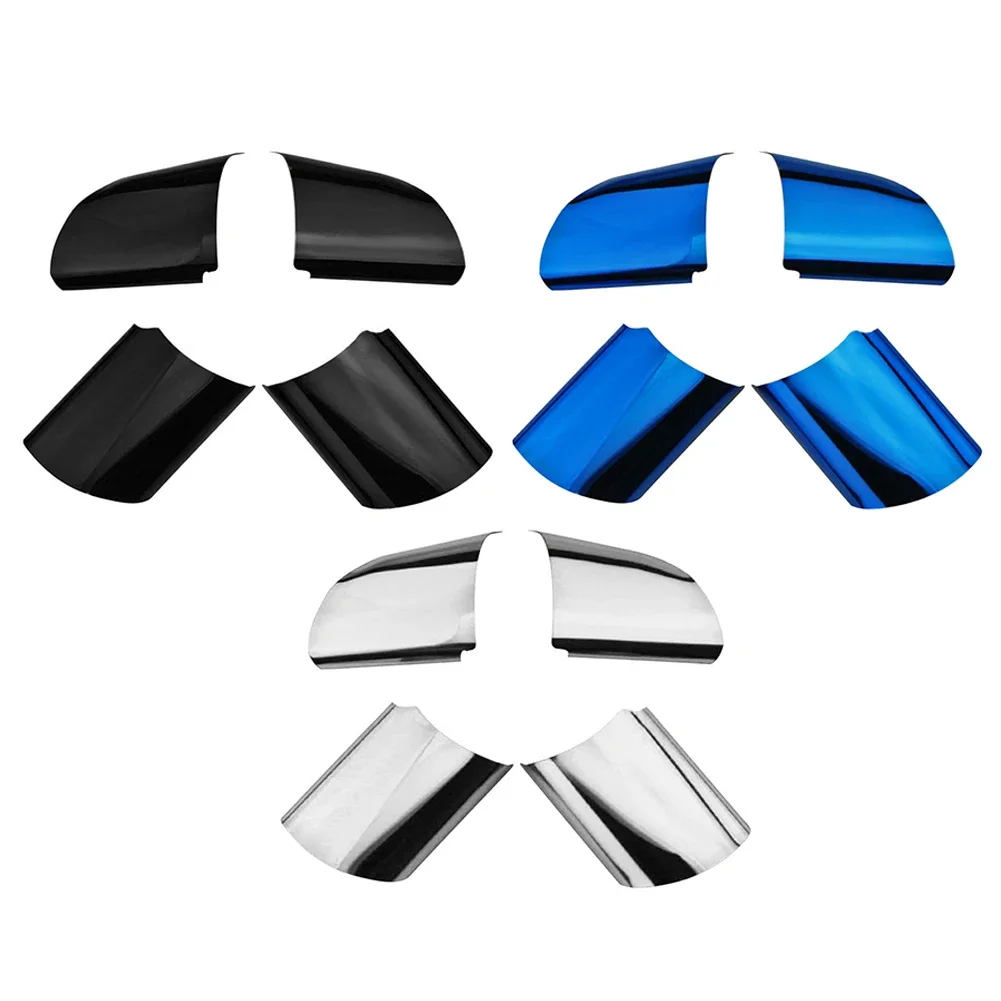 4Pcs Car Interior Steering Wheel Trim Cover Sticker for Ford Focus MK2 2005 2006 2007 2008 2009 2010 2011 Decoration Accessories