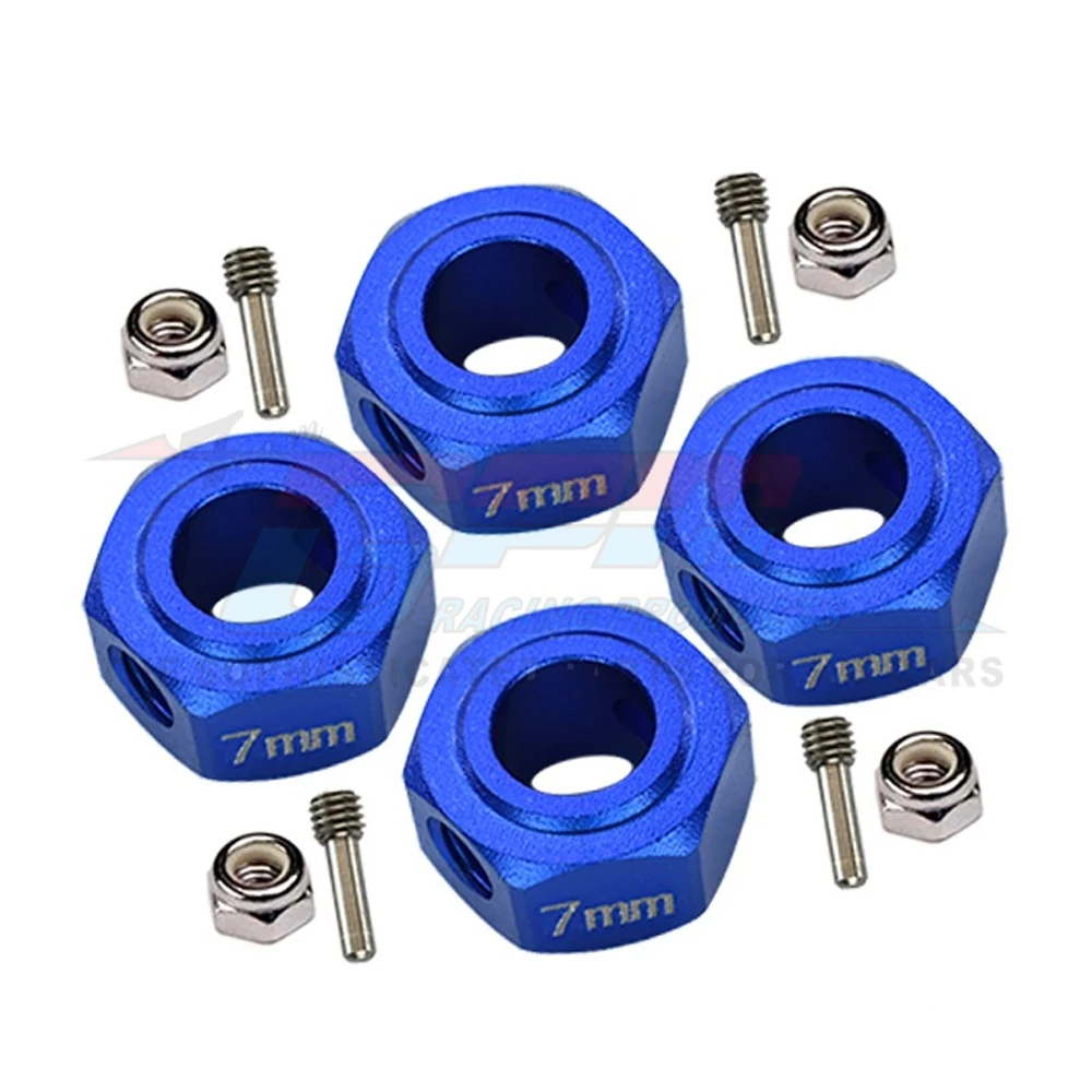 GPM Metal Alloy 12mm Hex 7MM Thickness Wheel Hub Adapter AR310779 AR310871 for ARRMA 1/10 GRANITE SENTON BIG ROCK VORTEKS 3S