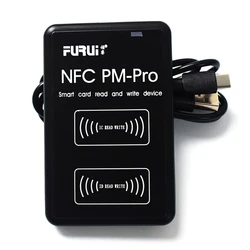 FURUI nuovo PM-Pro RFID IC/ID Copier duplicatore Fob NFC Reader Writer programmatore crittografato USB UID Copy Card Tag