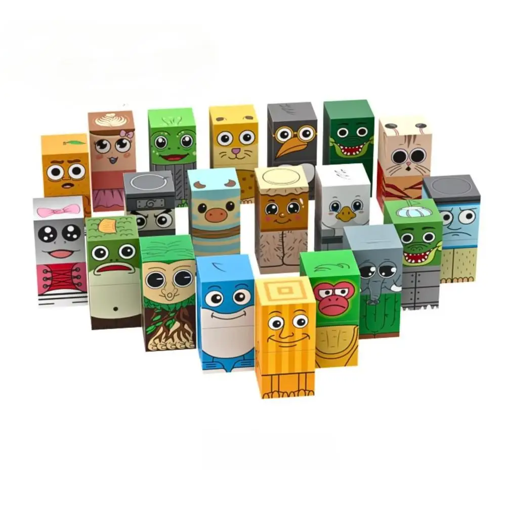 2025 New Magnetic Building Blocks Tung Tung Sahur Tralalero Children's Gift Assembly Toys Children's Festival Gifts