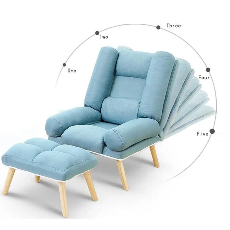 l # Lazy Sofa Bedroom Sofa Creative Recliner Sofa Leisure Folding Chair