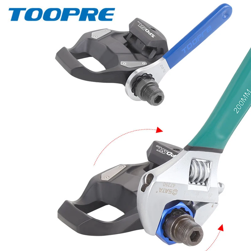 TOOPRE 10T Bicycle Pedal Axle Spindle Removal Tools Mountain Road Bike Loosing Lock Bolt for SHIMANO M520/M8040/M8140/M820/M828