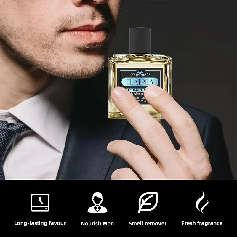 50ml Men Pheromone Cologne Top Herloss Original Charm Confidence 100ml Gentleman Dating Attract Women Temptation Lasting Perfume