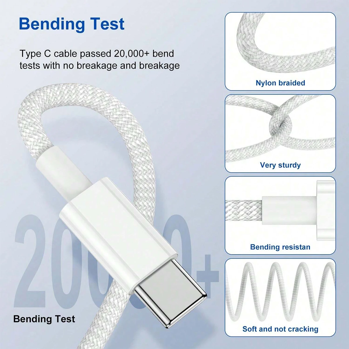 Pengisi Daya Cepat PD 60W Asli 6A Kabel USB C Ke Tipe C untuk Apple iPhone 15/16 Pro MAX Pengisi Daya Cepat untuk Kabel Samsung S24 Xiaomi