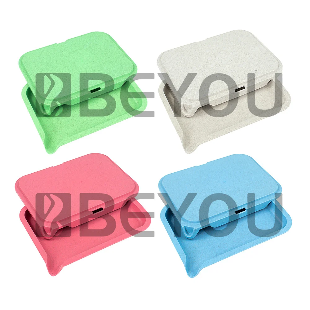 

Биоразлагаемый поднос с крышкой, мини-лопатка, разлагаемая пластиковая тарелка для хранения табачной бумаги, крышка с пряжкой, индивидуальный принт логотипа