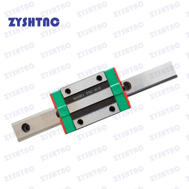 

New linear guide rail HGR15 400mm long with 2pcs linear block carriage HGH15CA HGH15 HGW15CC CNC parts