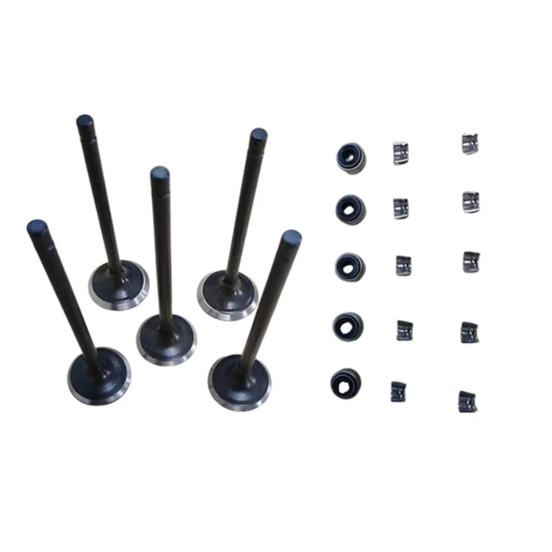 

A85E-Motorcycle Exhaust Valves Inlet Intake Stem Kit For Yamaha 660 YFM660 YFM660F 4X4 2002-2008 Motorcycle Engine Parts