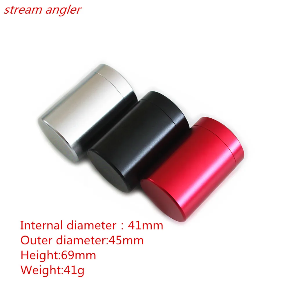 Spool Cup Protective Barrel Baitcasting Accessories Part Container Spool Box Aluminum Alloy 3 colors red black silver