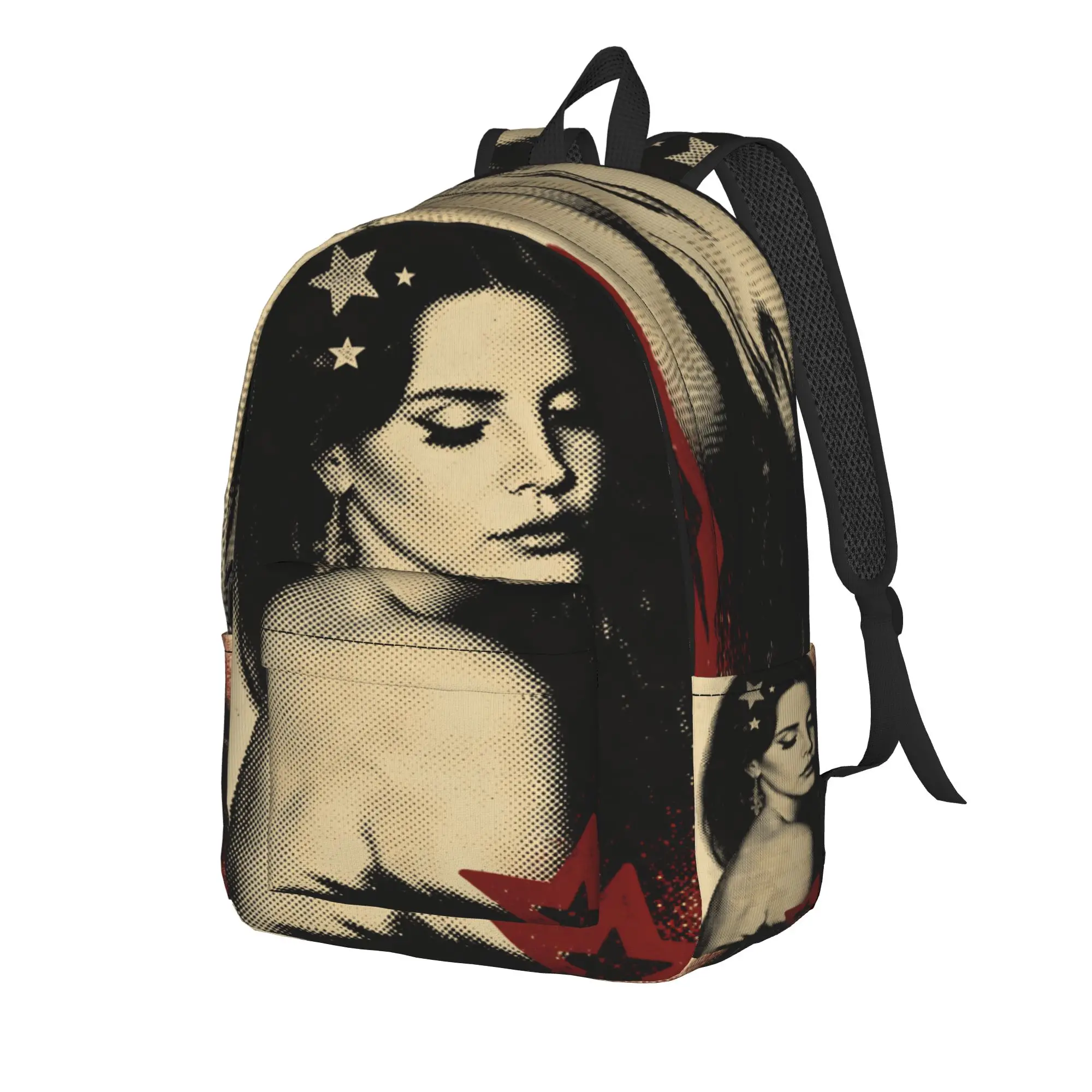 Lana Del Rey Singer Lizzy Grant  Backpack Women Men  Breathable Backpacks Polyester Streetwear Bags Workout Designer Rucksack