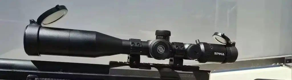 SPINA Optics 4-16x44 FFP First focal plane 5-200m Hunting Scope HD Lens 10yds to infinite Parallax Red&Green Illuminated